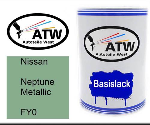 Nissan, Neptune Metallic, FY0: 500ml Lackdose, von ATW Autoteile West.